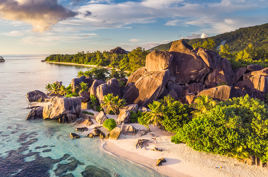 Anse Source d’Argent beach on La Digue, Seychelles.